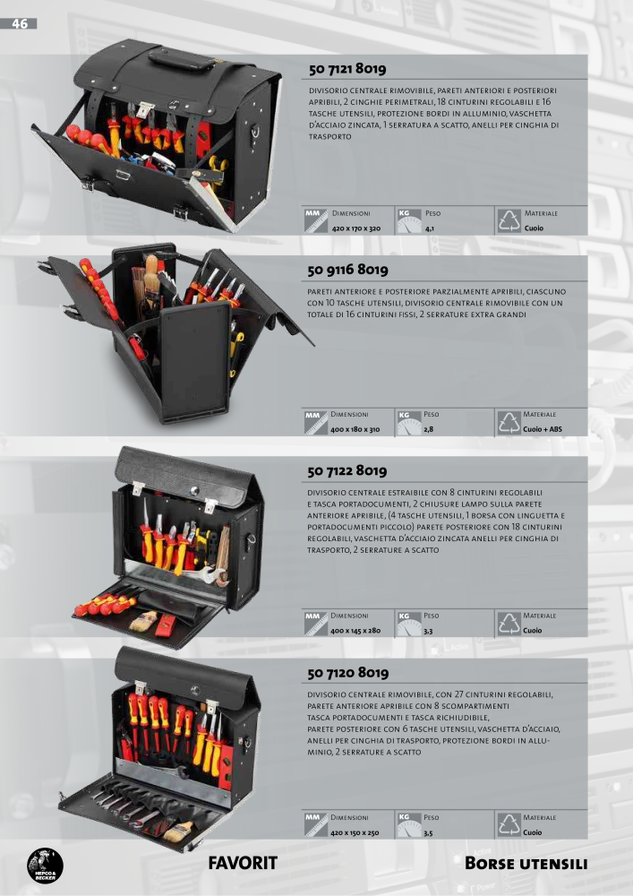 Hepco & Becker Valigie utensili universali industriali NO.: 764 - Page 48