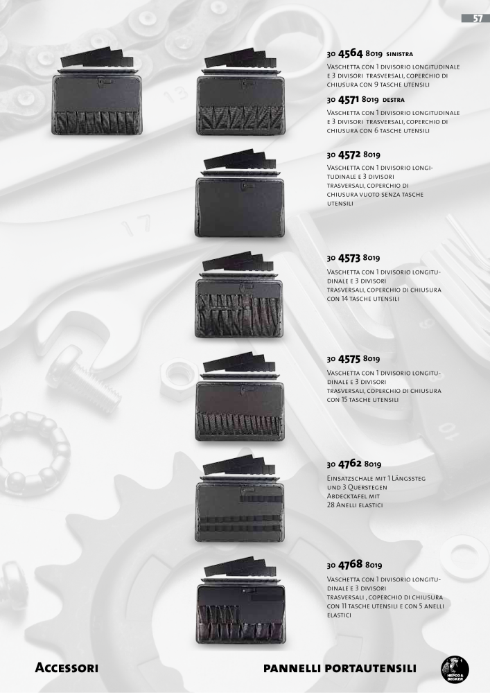 Hepco & Becker Valigie utensili universali industriali NO.: 764 - Page 59