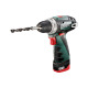 Metabo Akku-Bohrschrauber PowerMaxx BS Basic (600080500) Kunststoffkoffer 12V 2x2Ah Li-Power + LC 40