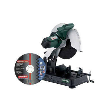 Metabo Metalltrennschleifer CS 23-355 Set (602335850) mit Trennscheibe Flexiamant Super Karton