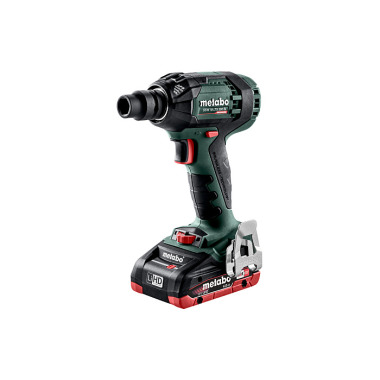 Metabo Akku-Schlagschrauber SSW 18 LTX 300 BL (602395800) metaBOX 145 18V 2x4Ah LiHD + ASC 55