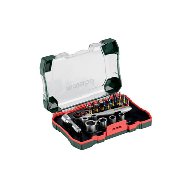 Metabo Bit- und Ratschen-Box SP 26-teilig (626701000)