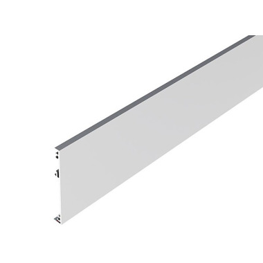 Woelm HELM Clip-afdekking, roestvrij staal effect, voor glas, 1300 mm 00607901