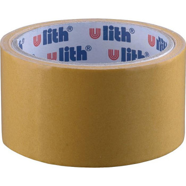 Doppelseitiges Verlegeband 468/E L.10m B.50mm beige Gesamtdicke 0,08mm Rl.ULITH 1023184