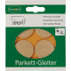 Parkettgleiter Premium 35mm Filz natur rd.selbstkl. 540035