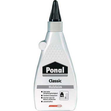 Holzleim Classic 550g EN 204: D1,D2 Flasche PONAL PN10 / 44272