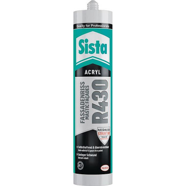 Acryl R430 Fassadenriss 300 ml altweiß Kartusche SISTA L53AW