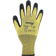 Handschuhe Gr.7 gelb/schwarz EN 388 PSA II Nyl.m.Naturlatex ASATEX 3750/7