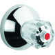 Grohe UP-Ventil Oberbau A TLANTA Brillant-Griff Mar k rot chr 19831000