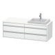 Duravit Waschtischunterba u KETHO 550x1400x496mm WT rechts weiß matt KT6757R1818