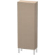 Duravit Halbhochschrank L -CUBE 500x243x1320mm Ansc hlag rechts leinen LC1169R7575