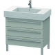 Duravit Waschtischunterba u X-LARGE 800x470x588mm b etongrau matt XL655300707