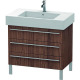 Duravit Waschtischunterba u X-LARGE 800x470x588mm n ussbaum dunkel XL655302121