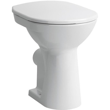 Stand-WC LAUFEN PRO tief 6 l erhöht Abgang waagere cht weiß H8259550000001