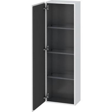 Duravit Halbhochschrank L -CUBE 400x243x1320mm Ansc hlag links weiß matt LC1168L1818