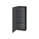 Duravit Halbhochschrank L -CUBE 500x243x1320mm A li nks schwarz hochglanz LC1169L4040