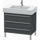 Duravit Waschtischunterba u X-LARGE 800x470x588mm g rap ma XL655304949