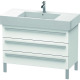 Duravit Waschtischunterba u X-LARGE 1000x470x588mm we ma XL655401818