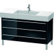 Duravit Waschtischunterba u X-LARGE 1200x470x588mm sw hgl XL655504040