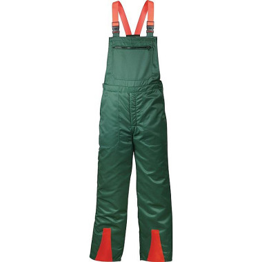 Schnittschutzlatzhose FICHTE Gr.48 grün/rot FELDTMANN 22772-48