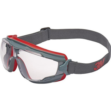 Vollsichtschutzbrille GoggleGear™ GG501V EN 166 Rahmen grau,Gläser klar PC 3M 7100074368