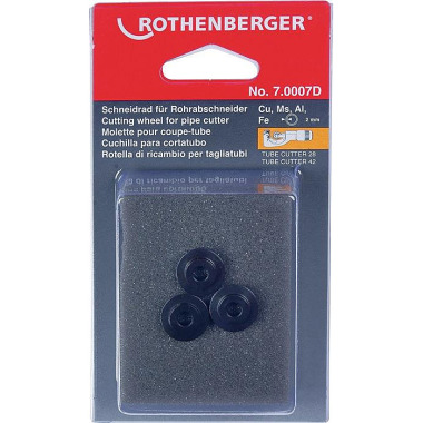 Ersatzschneidrad Schneidrad-D.3-42mm Schnitt-T.2,5mm ROTHENBERGER 070007D