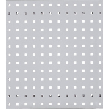 Lochplatte B450xL500mm lichtgrau RASTERPLAN 4001.00.0513