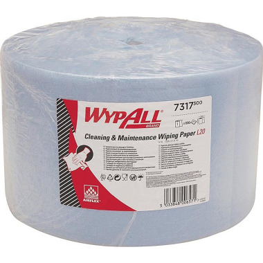 Wischtuch WYPALL L20 EXTRA+ L380xB235ca.mm blau 2-lagig 7317