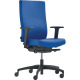 Bürodrehstuhl m.Synchr.-Techn.Sitztiefe 380-440mm azurblau 400-520mm 4876 A246KGS R75WGS 077.021