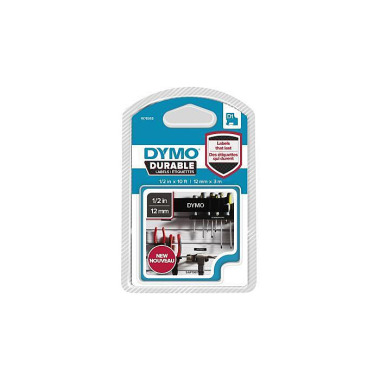 DYMO Schriftbandkassette D1 1978365 12mmx3m ws auf sw 133005890