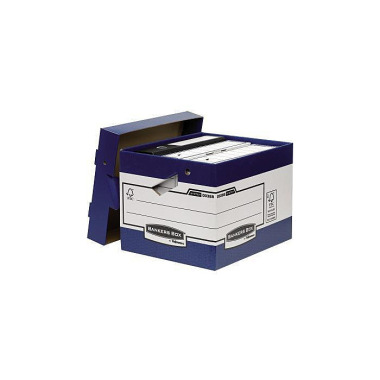 Bankers Box Archivbox Erg o Box Heavy Duty 0038801 blau 128014100