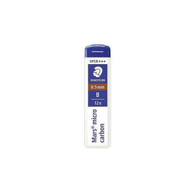 STAEDTLER Feinmine Mars m icro carbon 250 05-B 0,5m m 12 St./Pack. 315001361