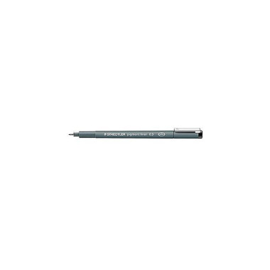 STAEDTLER Fineliner pigme nt liner 308 03-9 0,3mm s chwarz 304656790