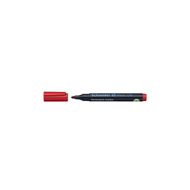 Schneider Permanentmarker Maxx 130 113002 1-3mm Ru ndspitze rot 304030330