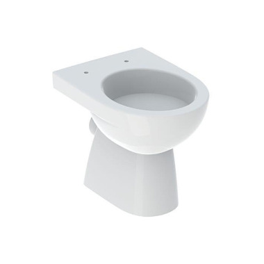 Geberit Stand-Tiefspül-WC RENOVA Abgang horizontal , teilgeschlossen weiß 500810012