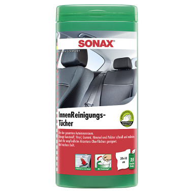 Sonax InnenReinigungsTücher Box Innenreinigung Auto mit 25 Stück 04122000