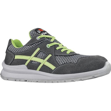 U - Power Sicherheitsschuh Nico Gr.41 W.11 grau/grün S1P SRC EN20345 Leder/Mesh U.POWER UF20136-41