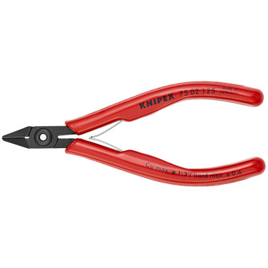 Knipex Electronics Diagonal Cutter burnished with plastic grips 125mm 75 02 125