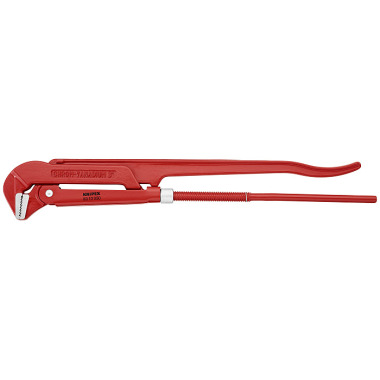 Knipex Pipe Wrench 90° red powder-coated 650mm 83 10 030