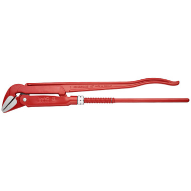 Knipex Pipe Wrench 45° red powder-coated 570mm 83 20 020