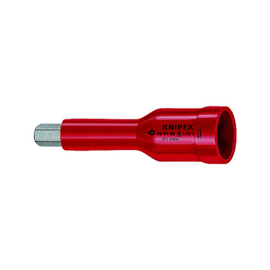 Knipex Hexagon Socket for hexagonal socket screws with internal square 1/2" 75mm 98 49 06