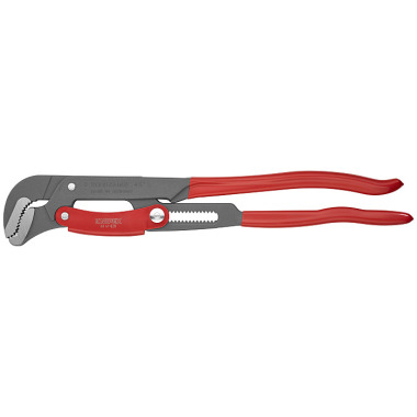 Knipex Rohrzange 2 Zoll S-Maul L.560mm Spann-W.70mm m.Schnellver. grau pulverb.Knipex 83 61 020