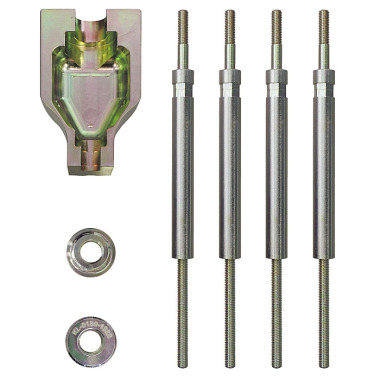 Gedore KLANN Aanvullende set voor universele sproeierafzuiger KL-0186-14 K in combinatie met KL-0186-130 KL-0186-132