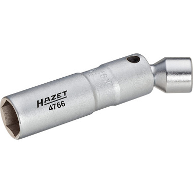 HAZET Bougiesleutel - vierkant hol 10 mm (3/8 inch) - buitenzeskantprofiel - 16 5/8 mm 4766