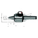 RÖHM Draaibare centreercentra 60°, MK 6, maat 506, met verlengd loopcentrum 079923