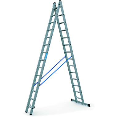 Zarges Combimaster DX - Multifunctionele ladder 2 x 14 sporten 44874