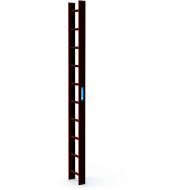 Zarges Dakladder 2,8 m koper bruin 10 sporten 40398