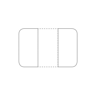 HOLTZ Infinity Wall X, Set (R=140), Rand schwarz 2940x1980mm aus 3 Paneele 980x1980mm 1041300