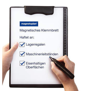 HOLTZ Magnetisches Klemmbrett schwarz 1131512