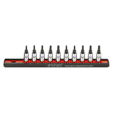 Sonic Bitdopset 1/4’’, TX op rail, 10-delig 101004